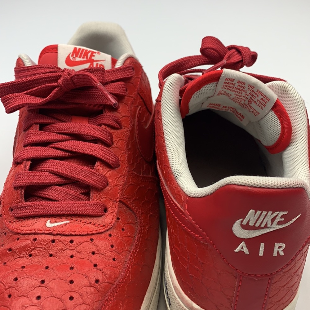 Nike Air Force 1 07 (CROC PRINT) RARE - Picture 5 of 6